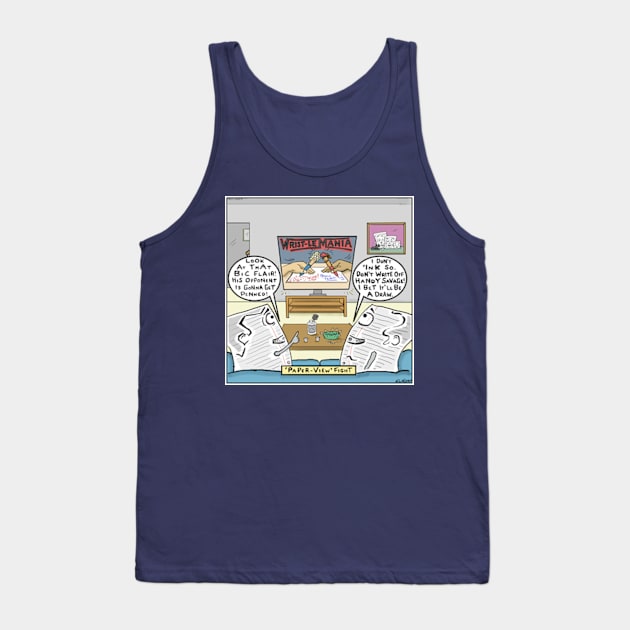 Paper View Fight Tank Top by Nick Navatta